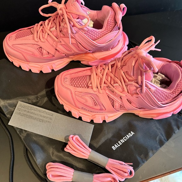 Balenciaga Triple S Clear Sole Royal/Jada Pink | Color: Pink | Size: C 40| - Picture 11 of 11